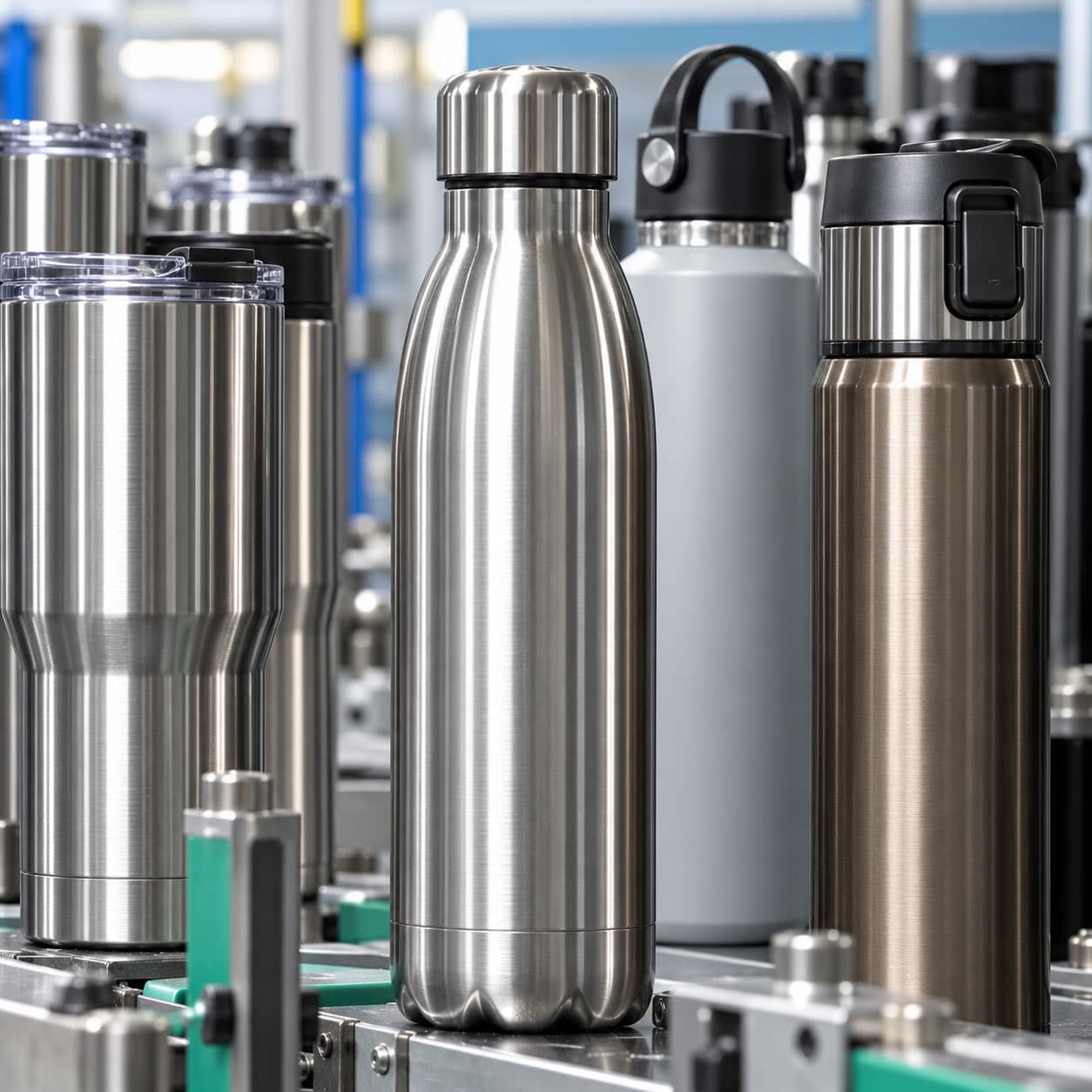 Stainless steel drinkware developed for different product needs